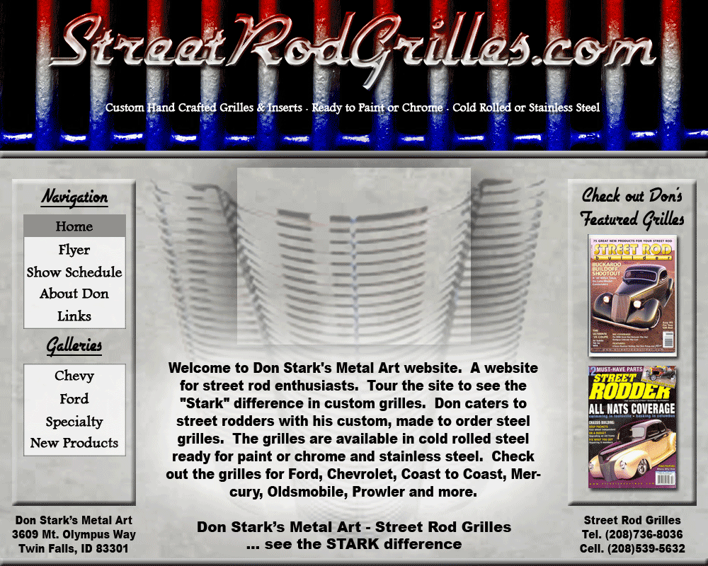 Street Rod Grilles Home